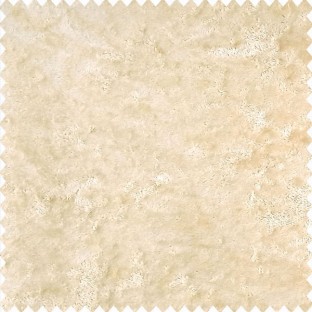 Beige color complete solid surface velvet finished material soft look polyester sofa fabric